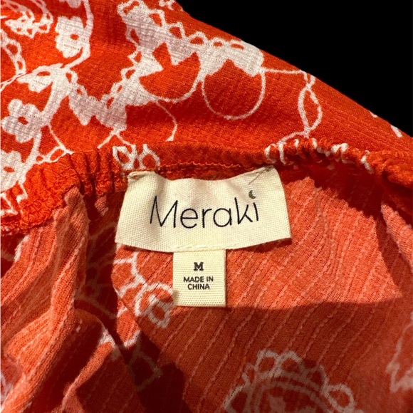 Asymmetrical orange halter top! - Picture 2 of 3